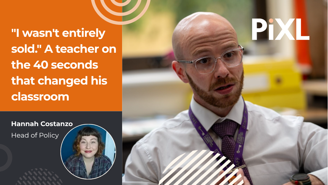 “I wasn’t entirely sold.” A teacher on the 40 seconds that changed his classroom